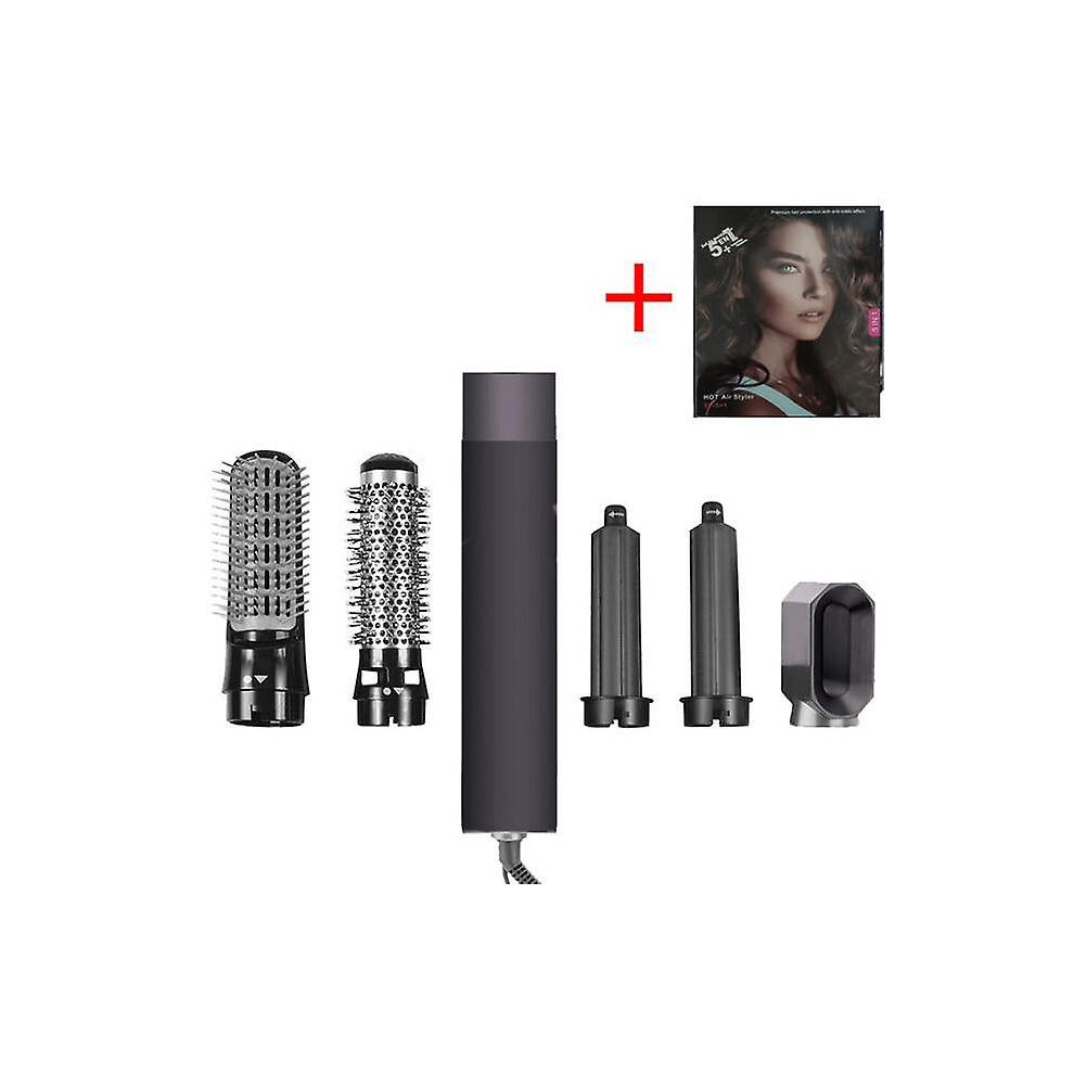(Black) For Dyson Airwrap 5 In 1 Hair Dryer Hot Comb Set Professional Curling Iron Hair Straightener Styling Tool Hair Dryer Household
