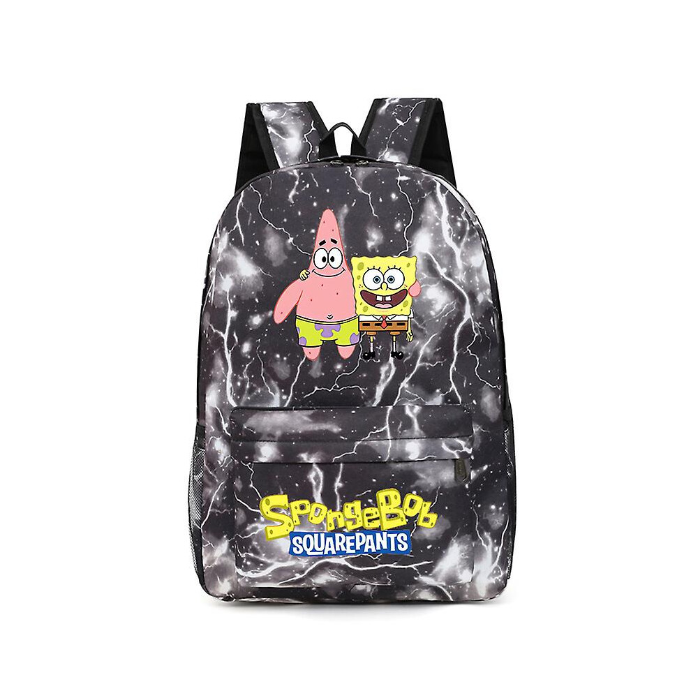 (G) Spongebob New Backpack Kawaii Cartoon Fashion Schoolbag Anime Bag Oxford Fabric Children's Backpacks Trendy Student Bags Gifts