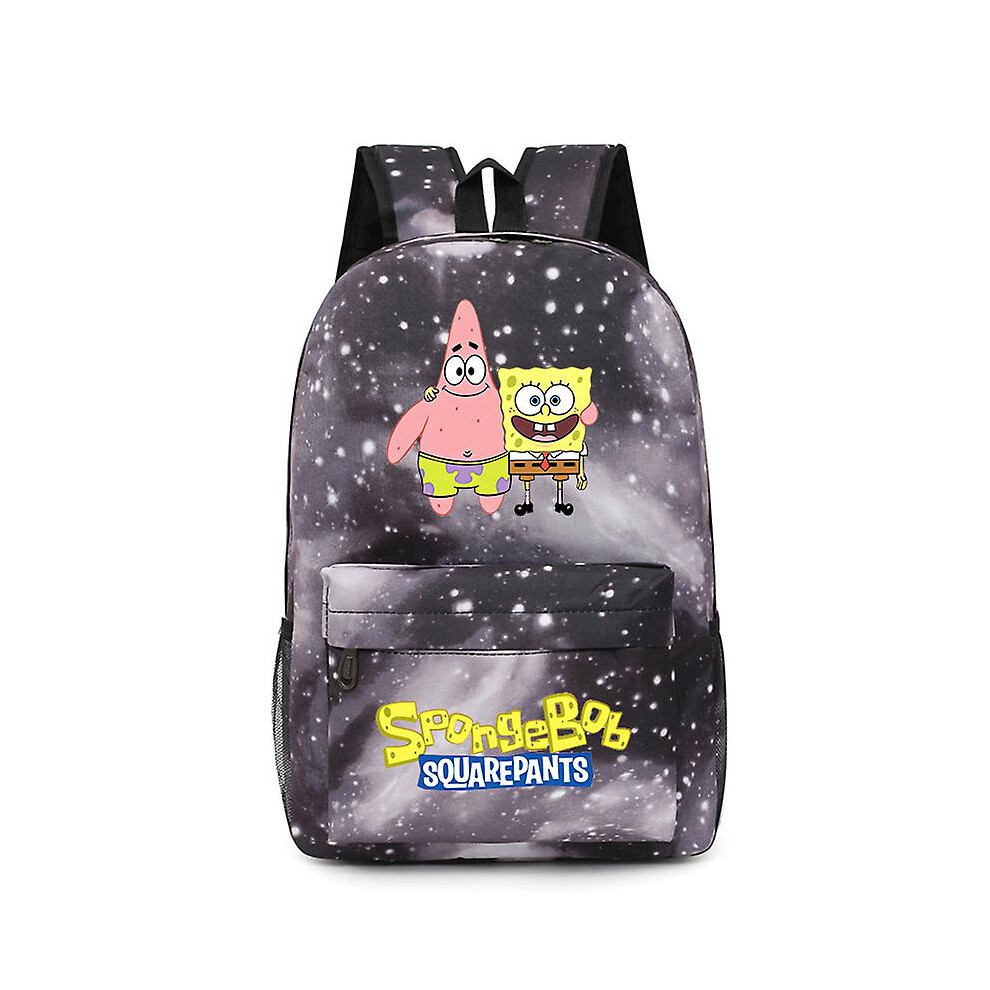 (I) Spongebob New Backpack Kawaii Cartoon Fashion Schoolbag Anime Bag Oxford Fabric Children's Backpacks Trendy Student Bags Gifts