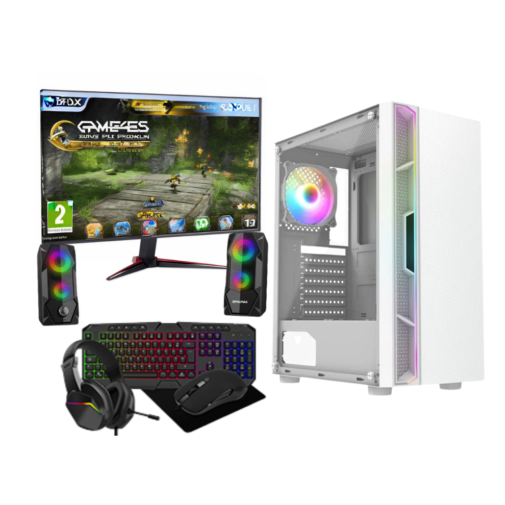 (Intel Core I3, 256 Gb Ssd & 1Tb Hdd) Pc Gaming Bundle Intel I5 16Gb Ram Hdd & Ssd Gt730 +Speakers 794764012101