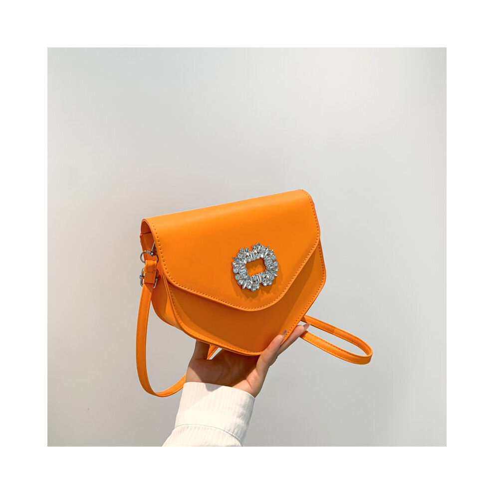 (Orange) Saddle Elegant Bag For Women With Trendy Stitching Details And Comfortable Everyday Use-image-OPC-PFMCWRX-NEW