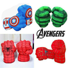 (Hulk) Hulk Ironman Spiderman Hands Boxing Fist Glove Avengers Kids Toys Christmas Gift