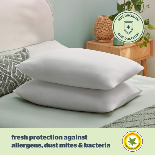 Silentnight Silentnight Anti-Allergy Pillow - White, Pack of 2 1