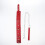 Adjustable Pad Leather Collar Choker With Chain Detachable Leash Red 5