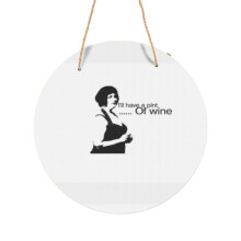 (Nessa - Gavin And Stacey=5756) Round Metal Sign Aluminum 11.5 Print Sign Wall Art Decor Plaque For Home Bar Cafe Pub Xmas Decoration