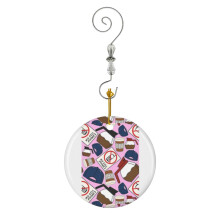 (Luke?s Coffee No Cell Phones Dinerk Pack-8633) Christmas Ornaments Ceramic Charm with Hook Crystal Handmade Xmas Tree Decorations Keepsake Stocking Stuffer