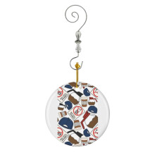 (Luke?s Coffee No Cell Phones Diner White Pack-8177) Christmas Ornaments Ceramic Charm with Hook Crystal Handmade Xmas Tree Decorations Keepsake Stocking Stuffer