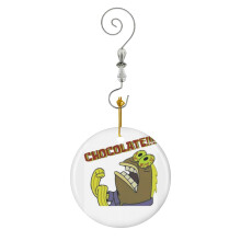 (Gifts For Men Chocolate Gifts For Christmas-1348) Christmas Ornaments Ceramic Charm with Hook Crystal Handmade Xmas Tree Decorations Keepsake Stocking Stuffer