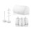 Swan Swan Serenity White Bread Bin Canisters Mug Tree Towel Pole Set 1