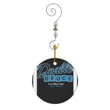 (Double Deuce Road House American Action Movies-3771) Christmas Ornaments Ceramic Charm with Hook Crystal Handmade Xmas Tree Decorations Keepsake Stocking Stuffer