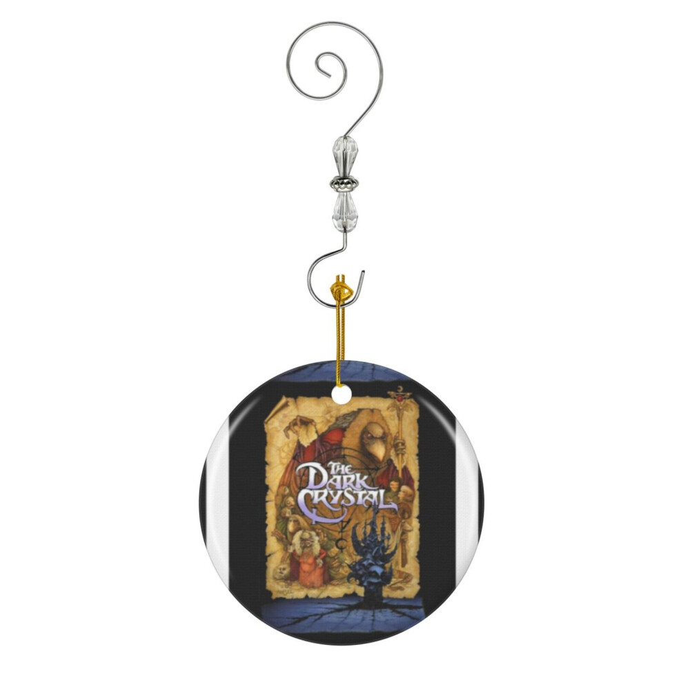 (The Dark Crystal Wide Resistance Universe Untitled Little-4148) Christmas Ornaments Ceramic Charm with Hook Crystal Handmade Xmas Tree Decorations Keepsake Stocking Stuffer