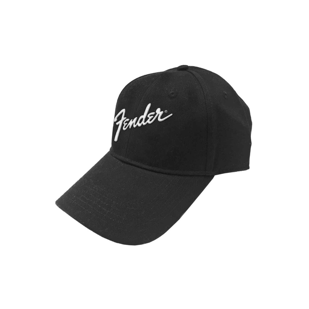 Fender Baseball Cap Classic Logo new Official Black Strapback