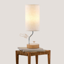 Onara Bedside Lamps with Wireless Charger & USB Port, Bulb Included.
