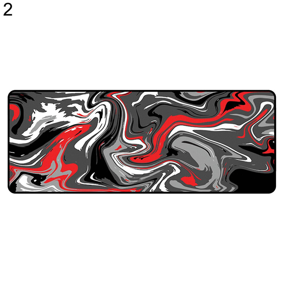 (2) Mouse Pad Thickened Non-slip Large Abstract Art Carpet Gaming Mousepad Table Mat For Computer