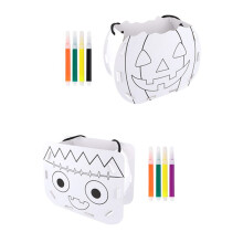 DIY Halloween Bucket Kit Trick Or Treat Colour Your Own Bag