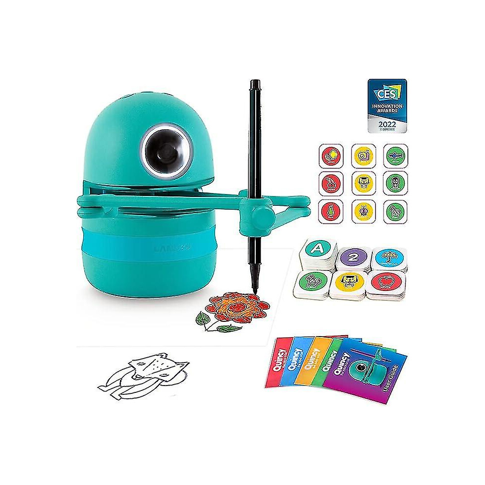 Drawing Robot Learning Educational Toys For 4, 5, 6, 7, 8 Years Old Girls And Boys, Interactive Talking Teaching Drawing, Math, Birthday Gift Book Spe