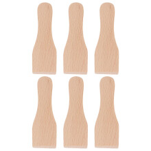 6 Pcs Spatulas Nonstick Cookware Gingerbread Spatula Non Stick Spatula Wooden Raclette Spatula Kitchen Frosting Knives