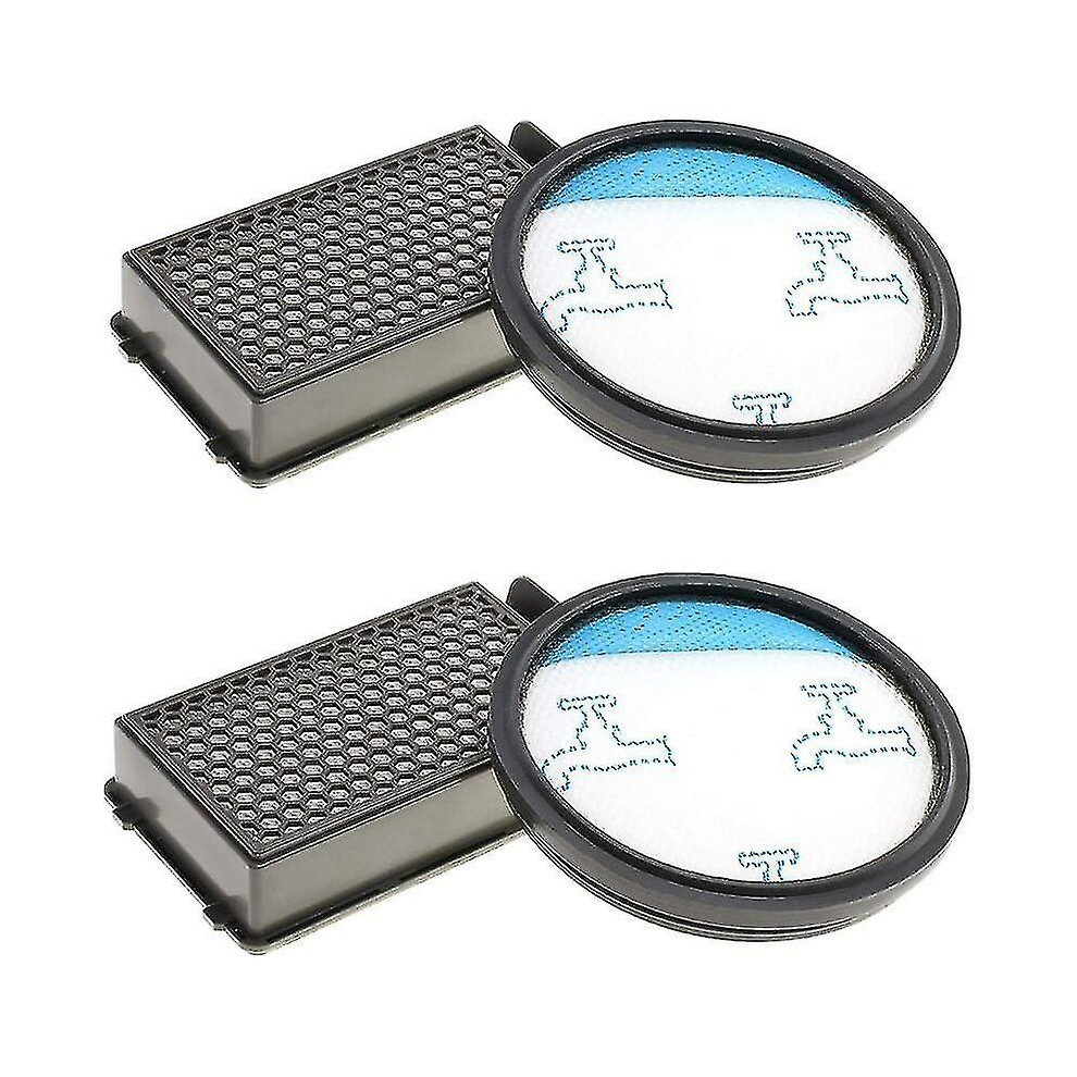 2x Set Of Hepa Vacuum Cleaner Filters For Rowenta Compact Power Cyclonic Vacuum Cleaners Such As Ro3731ea, Ro3724ea, Ro3753ea, Ro3786ea, Ro3798ea, Ro3