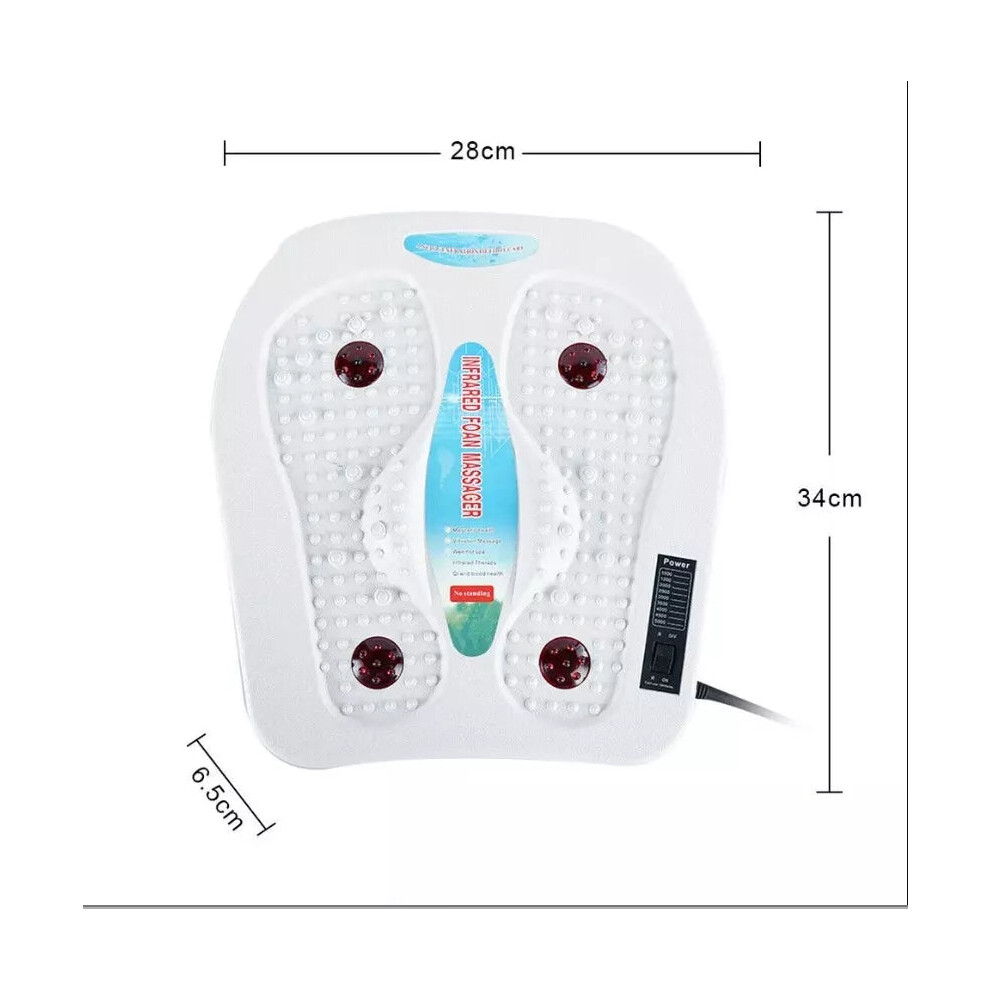 Foot Leg Vibration Blood Circulation Booster Feet Massager with Heated 9 Modes