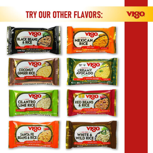 Vigo Authentic Coconut Ginger Rice (Pack of 12) 1