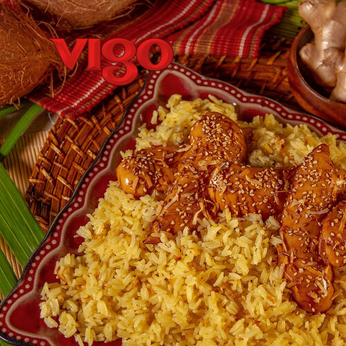 Vigo Authentic Coconut Ginger Rice (Pack of 12) 2