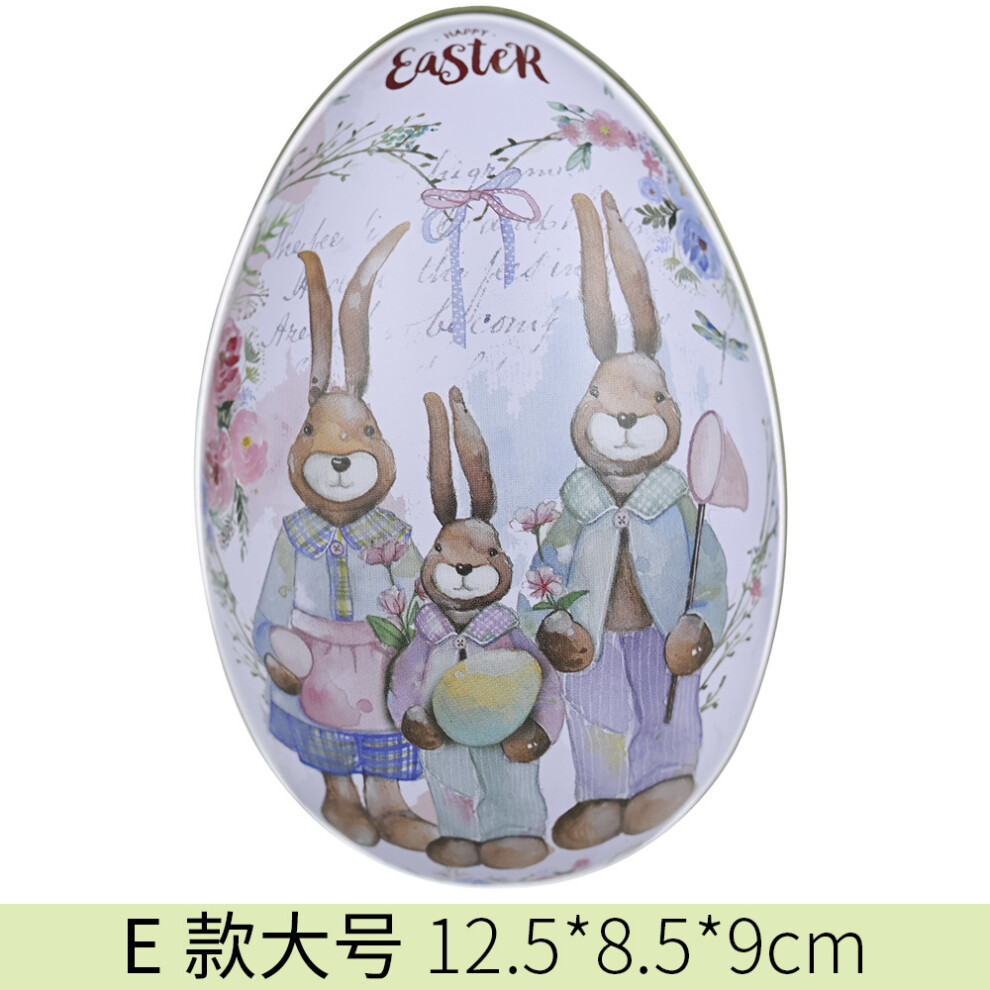 (Large E) Unique Easter Decorative Iron Egg Assorted Sizes And Colors For Holiday Fun-image-OPC-PFMFG5J-NEW