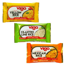 Vigo Authentic Rice Variety Pack, Low Fat, 8oz Pack of 3