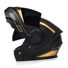 (matte black pattern-tea lens, XL) New High Quality Bld Motorcycle Full Face Helmet Four Seasons Motocross Racing Modular Flip Up Men Women Off Road Helmet