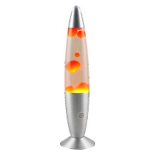 (Orange) Large Lava Lamp Beautiful Liquid Motion With Wax That Flows Like Night Light Water Entertaining For Adults Teens Kids