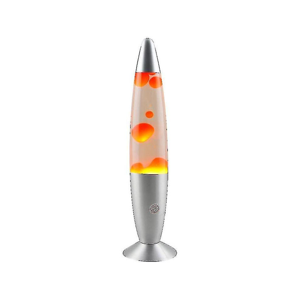 (Orange) Large Lava Lamp Beautiful Liquid Motion With Wax That Flows Like Night Light Water Entertaining For Adults Teens Kids