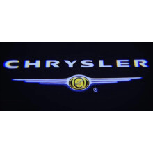 (4300K White Yellow) 2pcs For Chrysler 300 300c 200 200csebring Lancia Thema Led Logo Door Warning Light Laser Projector Light Interior Welcome Light