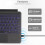 Techgear Keyboard for Microsoft Surface Go 1 2 3 4, Slim QWERTY Wireless Bluetooth Keyboard Cover, 7 Color Backlight, Precision Multi-Touch Trackpad/Touchpad 9