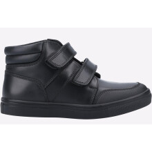 (12) Hush Puppies Seth Leather Junior Shoes
