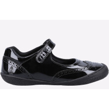 (6) Hush Puppies Rina Girls School Shoe Patent Junior