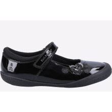(5.5) Hush Puppies Rosanna Patent School Shoes Junior