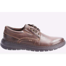(7) Hush Puppies Triton Leather Shoe Mens Brown