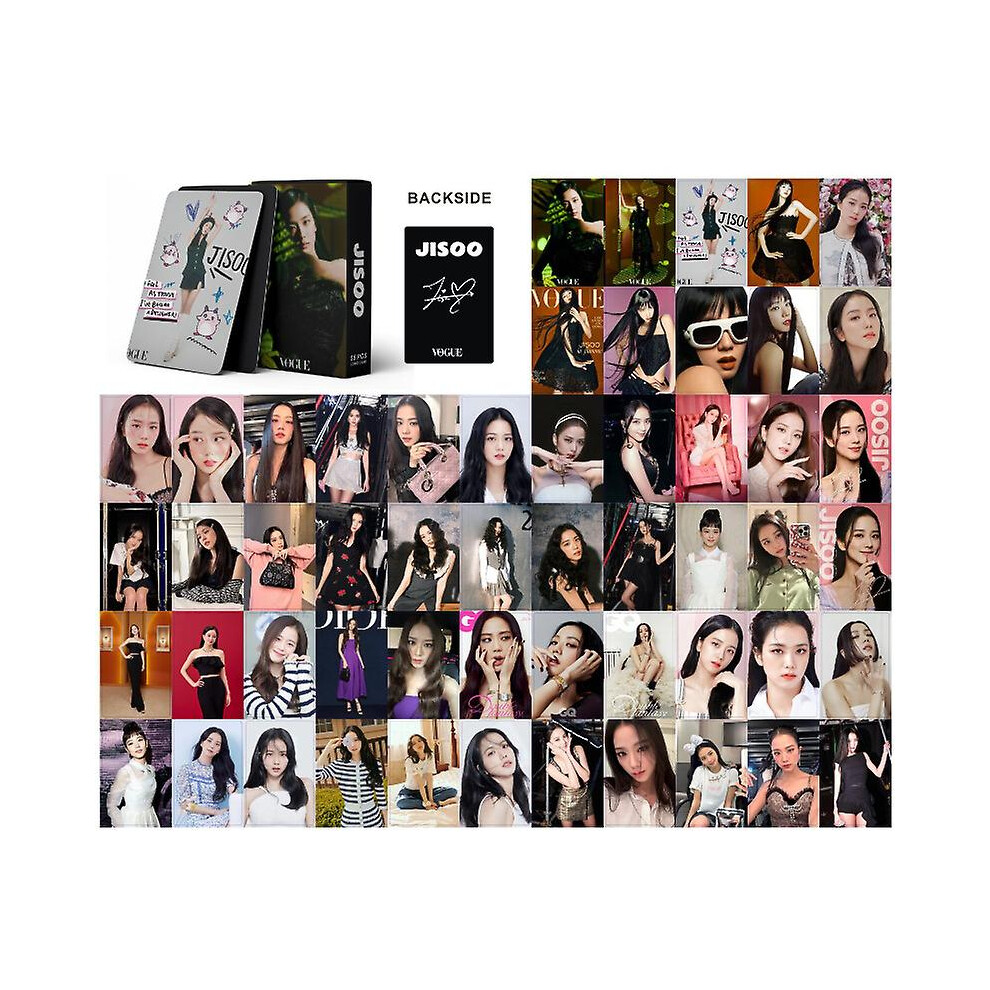 Kpop Blackpink Jisoo Photo Cards 55pcs Jisoo Lomo Cards Photocards