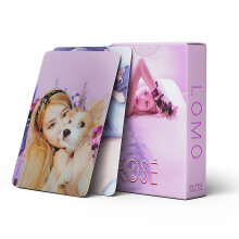 55pcs Kpop Black Pink Rose Photocard Black Pink Lomo Cards For Fans Gift