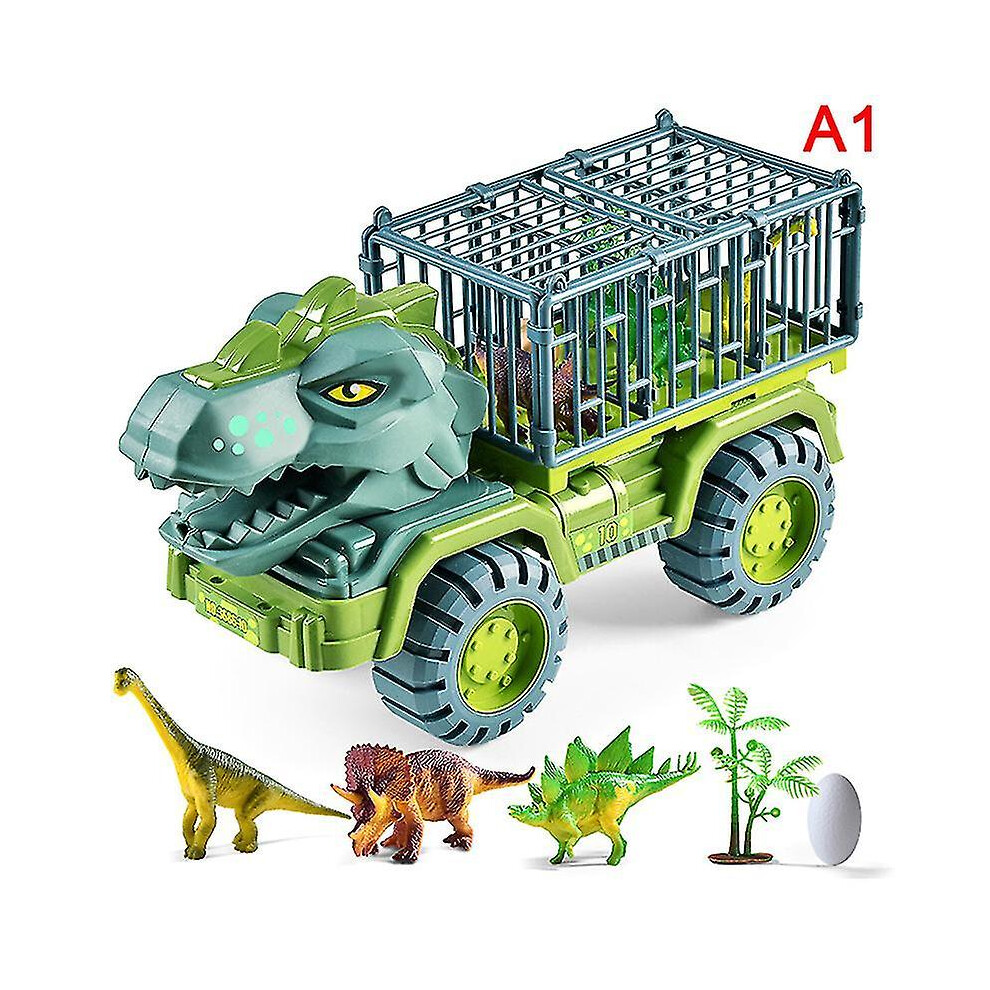 Car Toy Dinosaurs Transport Car Carrier Truck Toy Pull Back Vehicle Toy