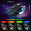 Wireless Gaming Keyboard And Mouse,rainbow Backlit Rechargeable 4