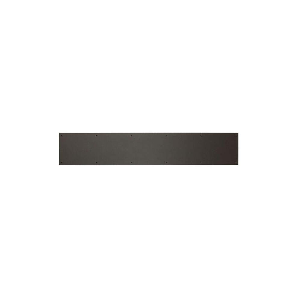 Brass Accents A09-P0640-613Kp 6 In. X 40 In. Kick Plate Oil Rubbed Bronze Powder Coated Screw Mount 714983576239