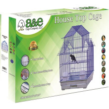 A&E Cage AE1818H BLUE SP 18 x 18 in. House Top Cage Bird in Retail Box