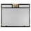 Minuteman SES-3830PC Clematis Emblem Fireplace Screen, Polished Brass 1