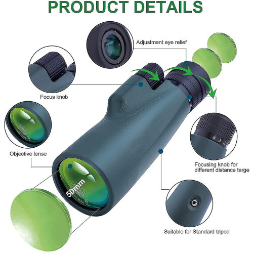 10-30 X 50 Monocular Telescope Prism Binocular 2