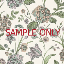 (SAMPLE) Hydrangea Garden Flowers Floral Wallpaper Roll