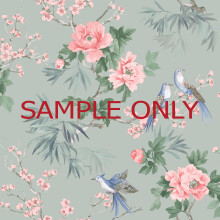 (SAMPLE) Elegant Chinoiserie Floral Wallpaper Roll