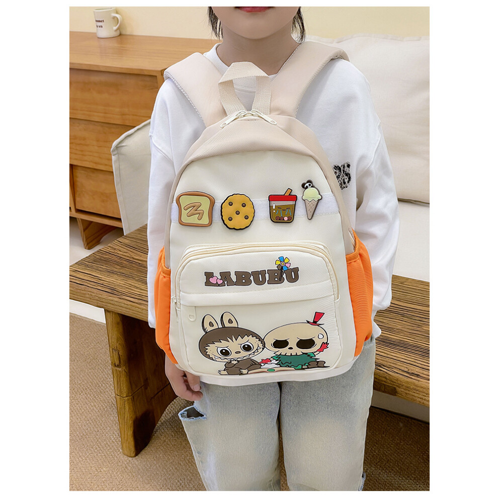 (Orange) Trendy Labub Childrens Backpack Soft And Comfortable Design For School And Everyday Use-image-OPC-PFMH5KD-NEW