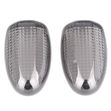 (Smoke) 2pcs E-mark Motorcycle Turn Signals Light Lamp Indicator Blinker Lens Cover For Bmw K1200rs 1997-2004