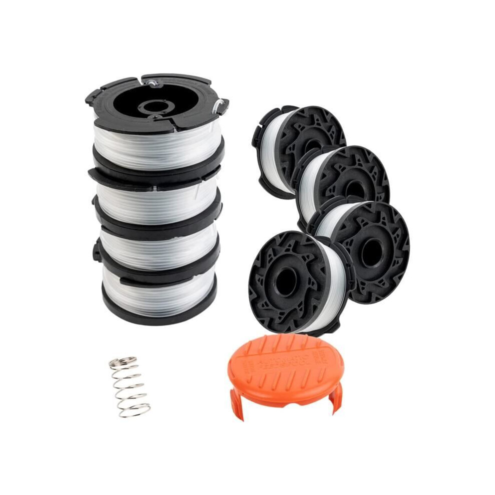 Trimmer Line Compatible with Black and Decker AF-100, Replacement Spool, 8 Replacement Spools with 1 Co[606]