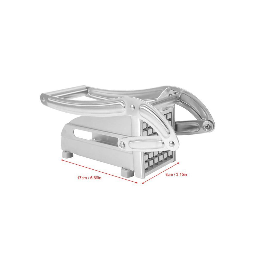 RON-YH French Fries Cutter, French Fries Slicer Cutter Potato Chipper Chip Cutter Chopper Maker Stainless Steel RON006